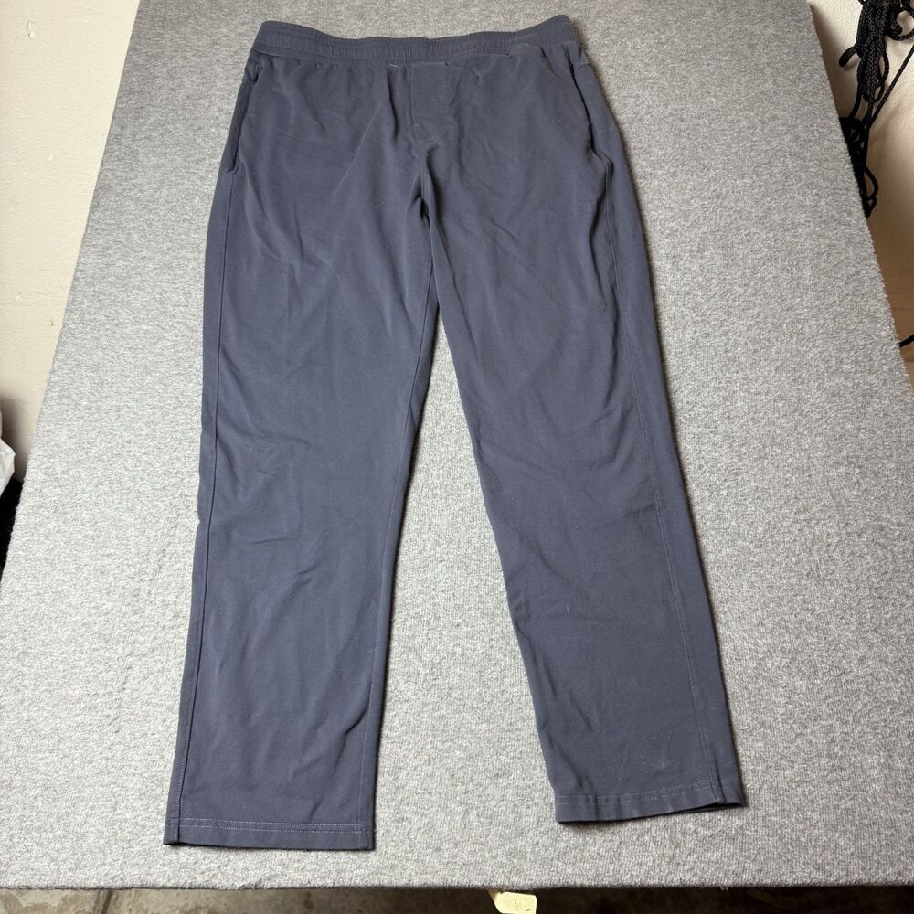 Public Rec Pants Mens 38x32 Blue Performance Drawstring Jogger Sweatpants Golf